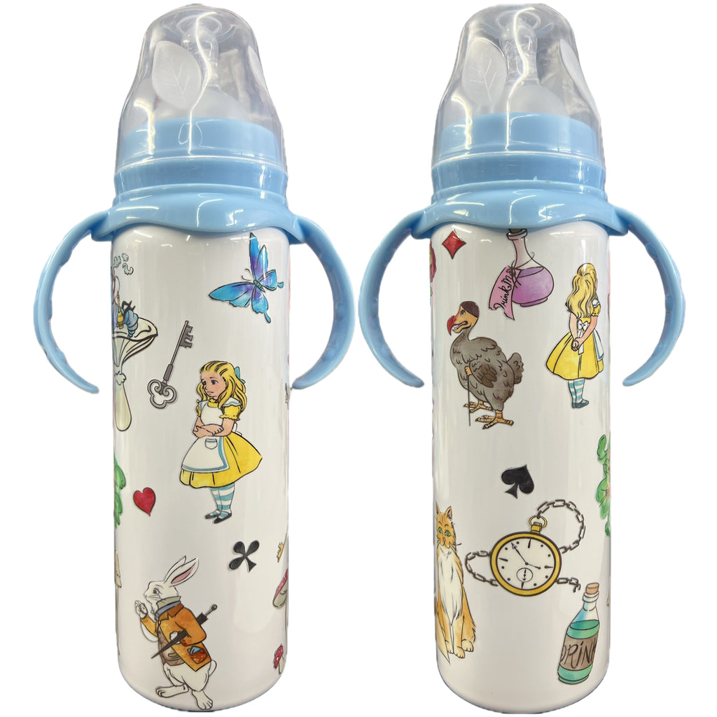 Alice & Miko's Adventurers in Wonderland 8oz Stainless Steel Bottle