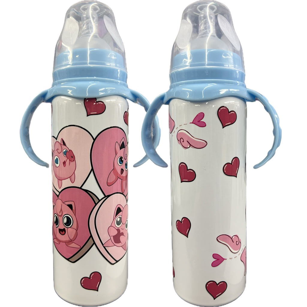 Poke Game 8oz Stainless Steel Bottle