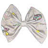 Disco Aliens Fabric Hair Bow