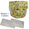 Diaper Cover & 2 Four-Layer Inserts