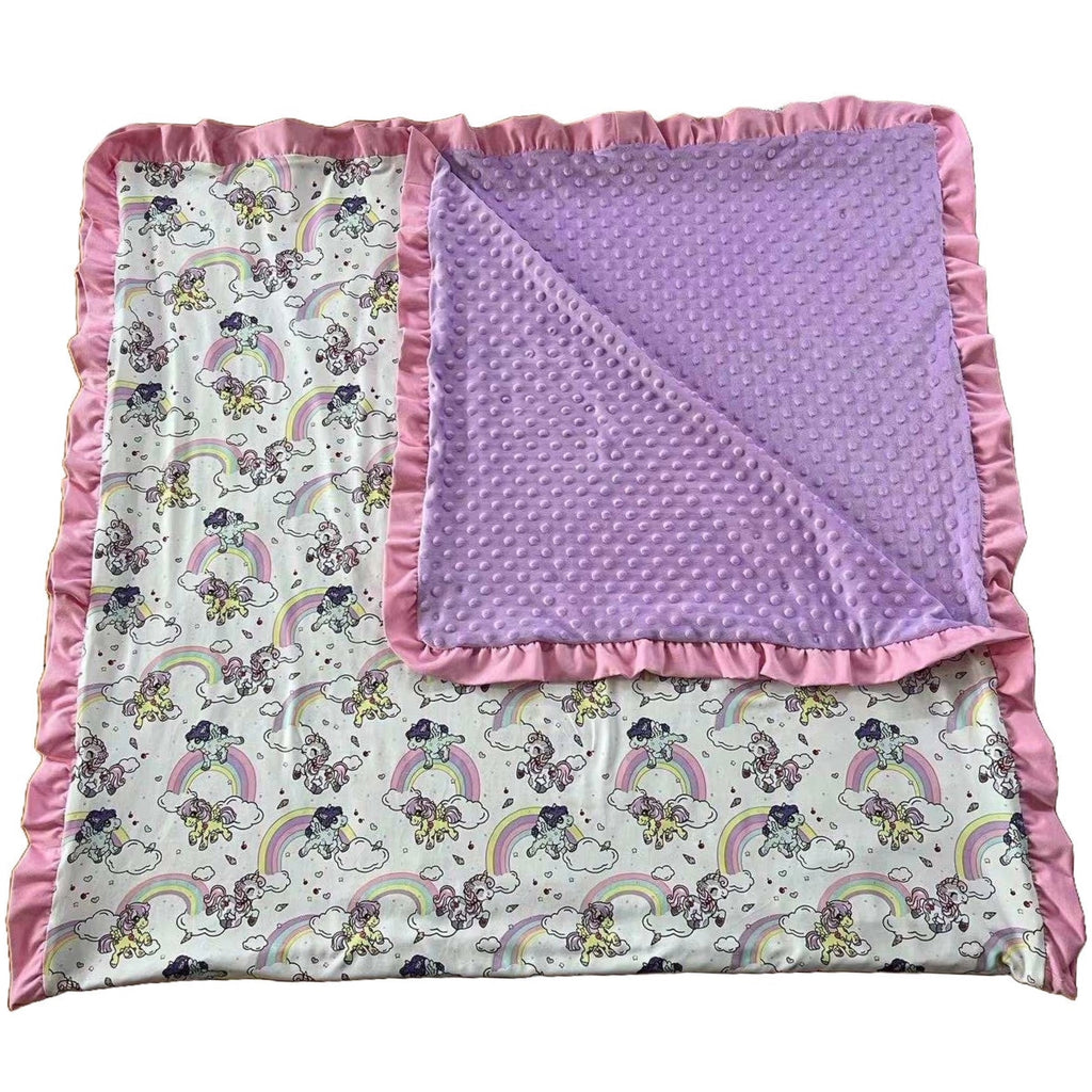 Prancing Ponies Snuggle Blanket Large