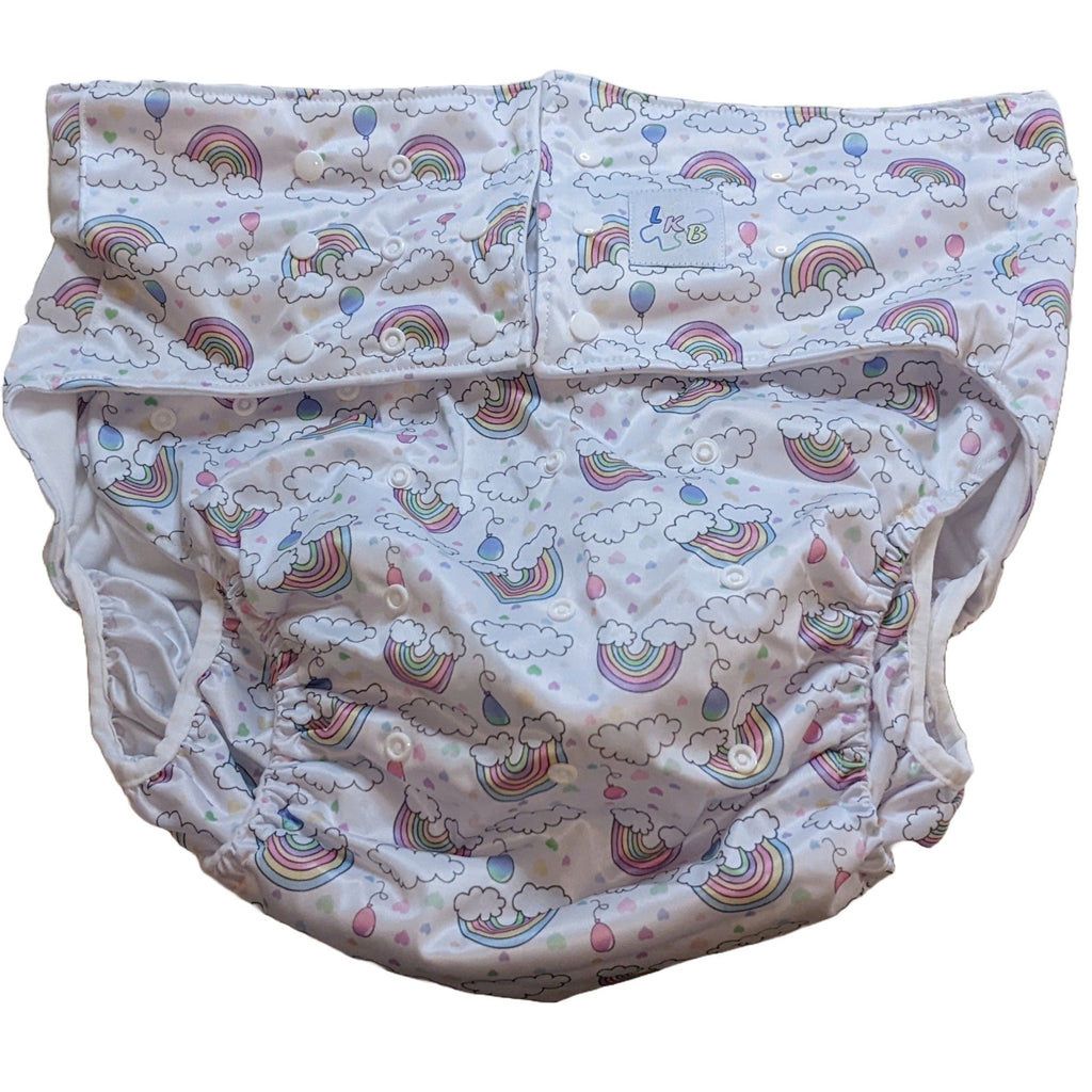Pastel Dreamland Rainbows Pocket Diaper