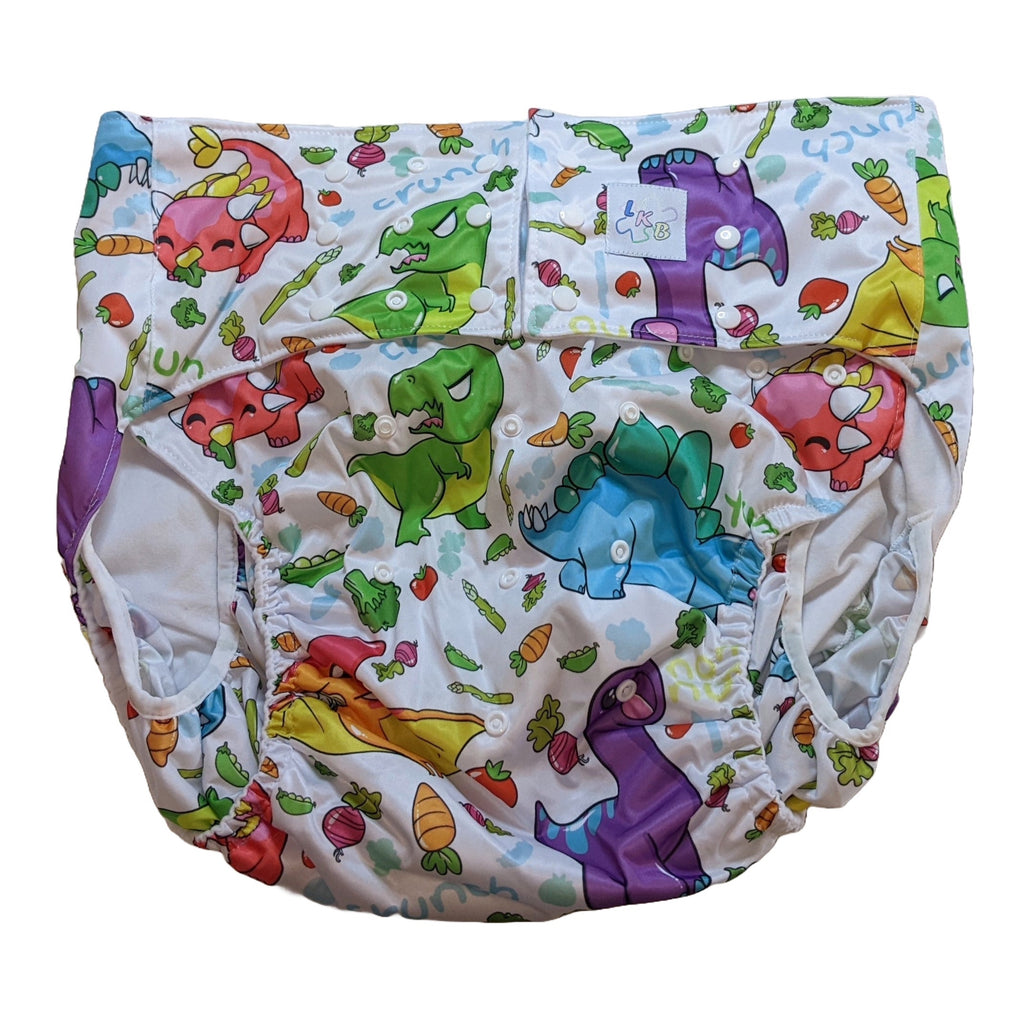 Veggisaurus Dinosaur Pocket Diaper