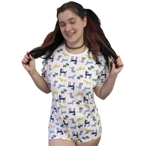 Squishyabdl Puppy Dog Cotton Bodysuit second image