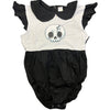 Goth Skull Cotton Collared Bodysuit
