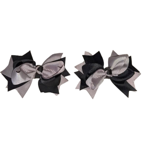 Color Mix 2pc Hair Bow Set second image