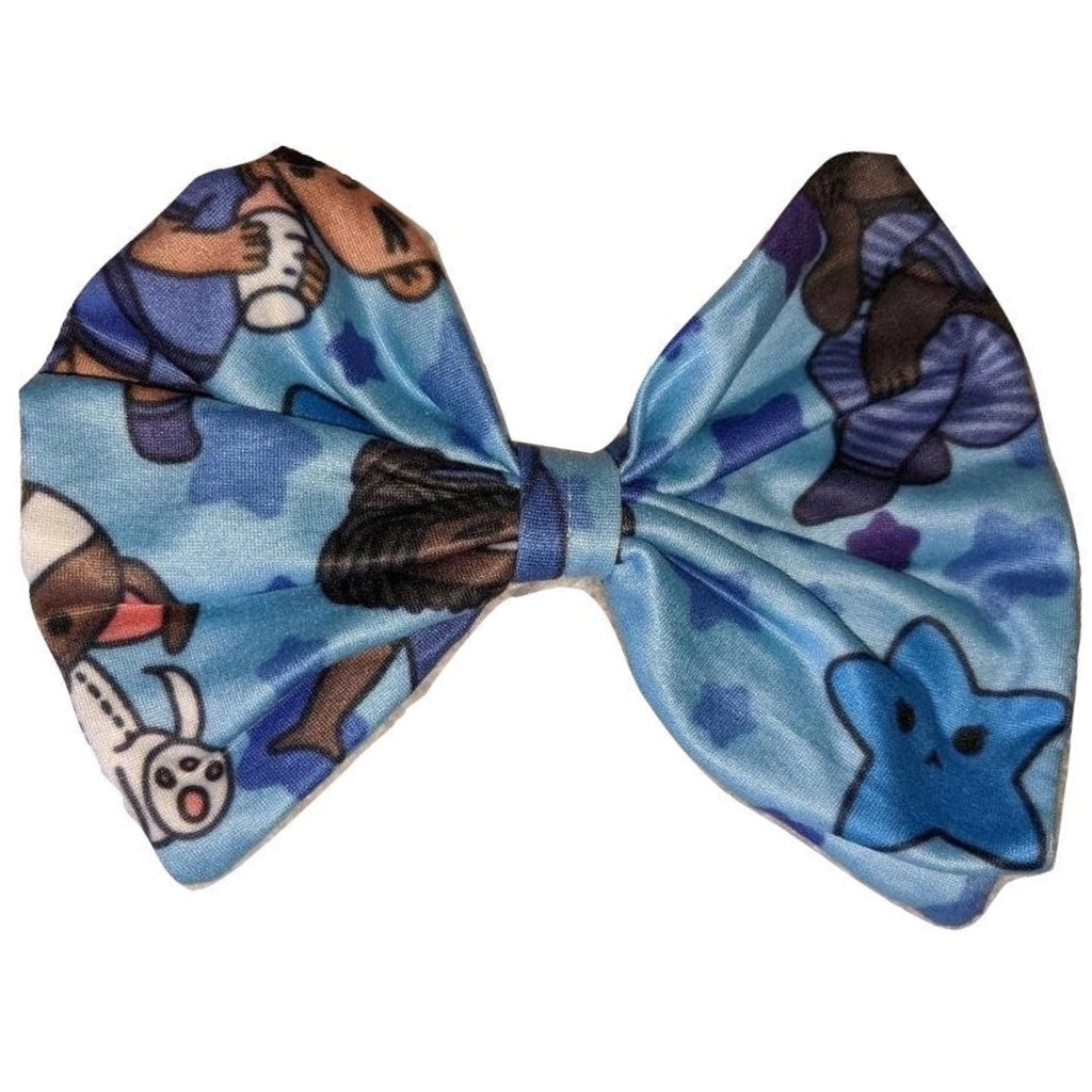 Lil Prince Fabric Hair Bow