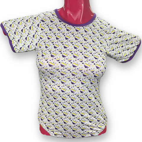 Non Binary Hearts Bodysuit second image