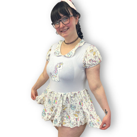 Unicorn Animals Romper Dress second image