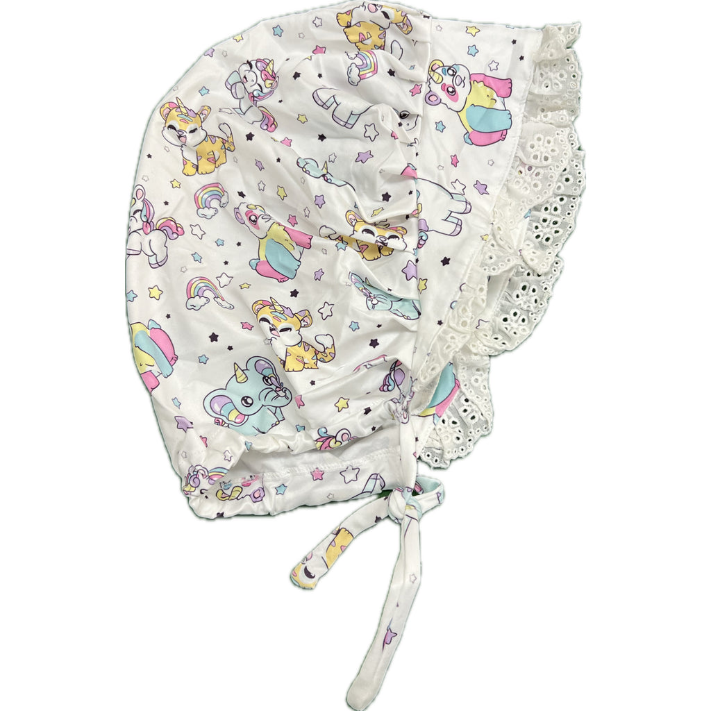 Unicorn Animals Adult Baby Bonnet
