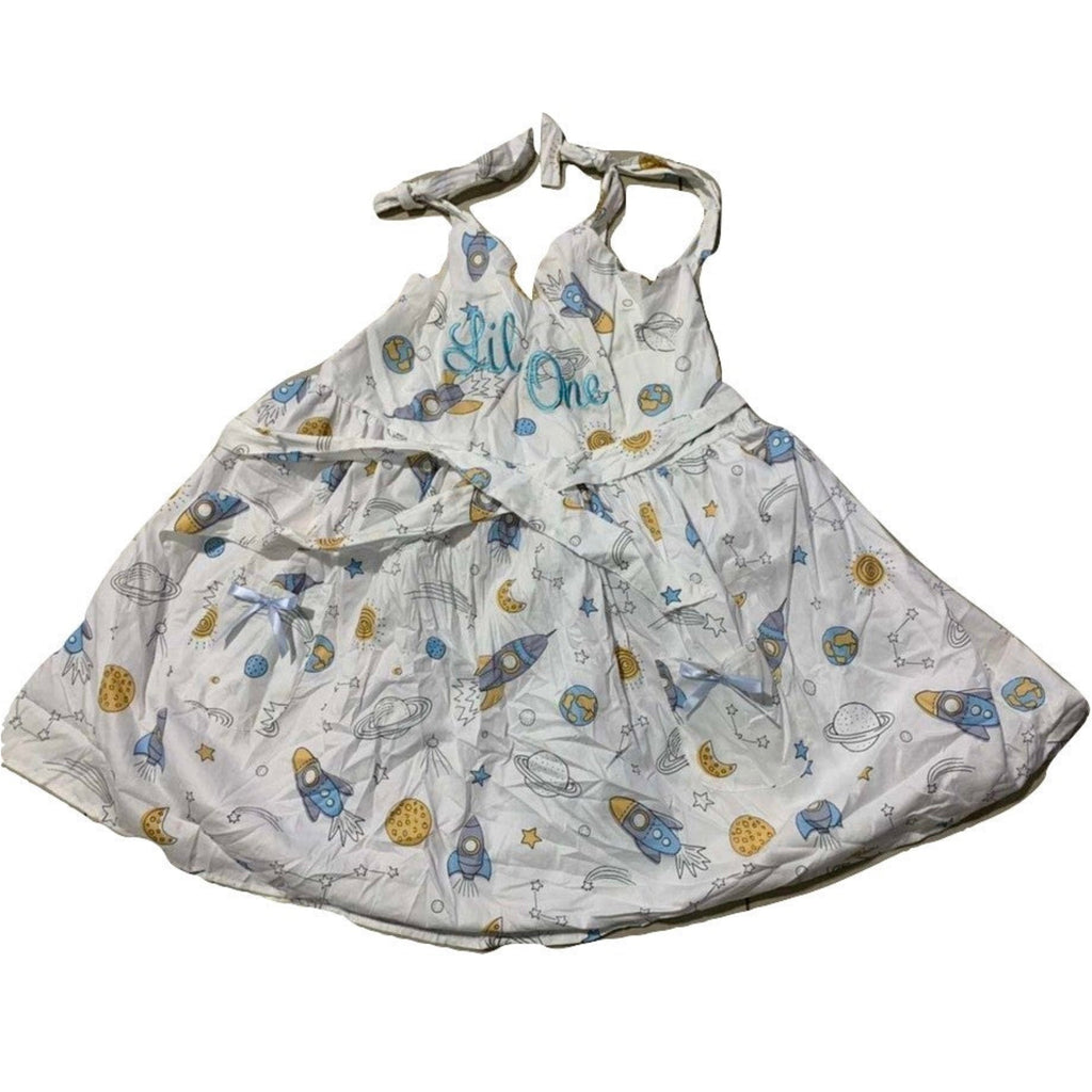 Lil One Embroidered Space Dress