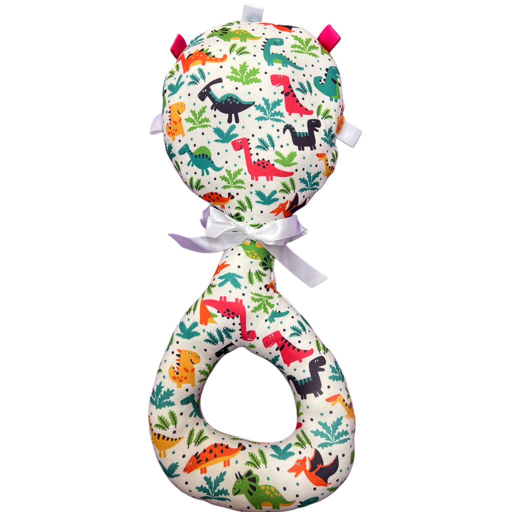 Dinosaur Large Fabric Rattle