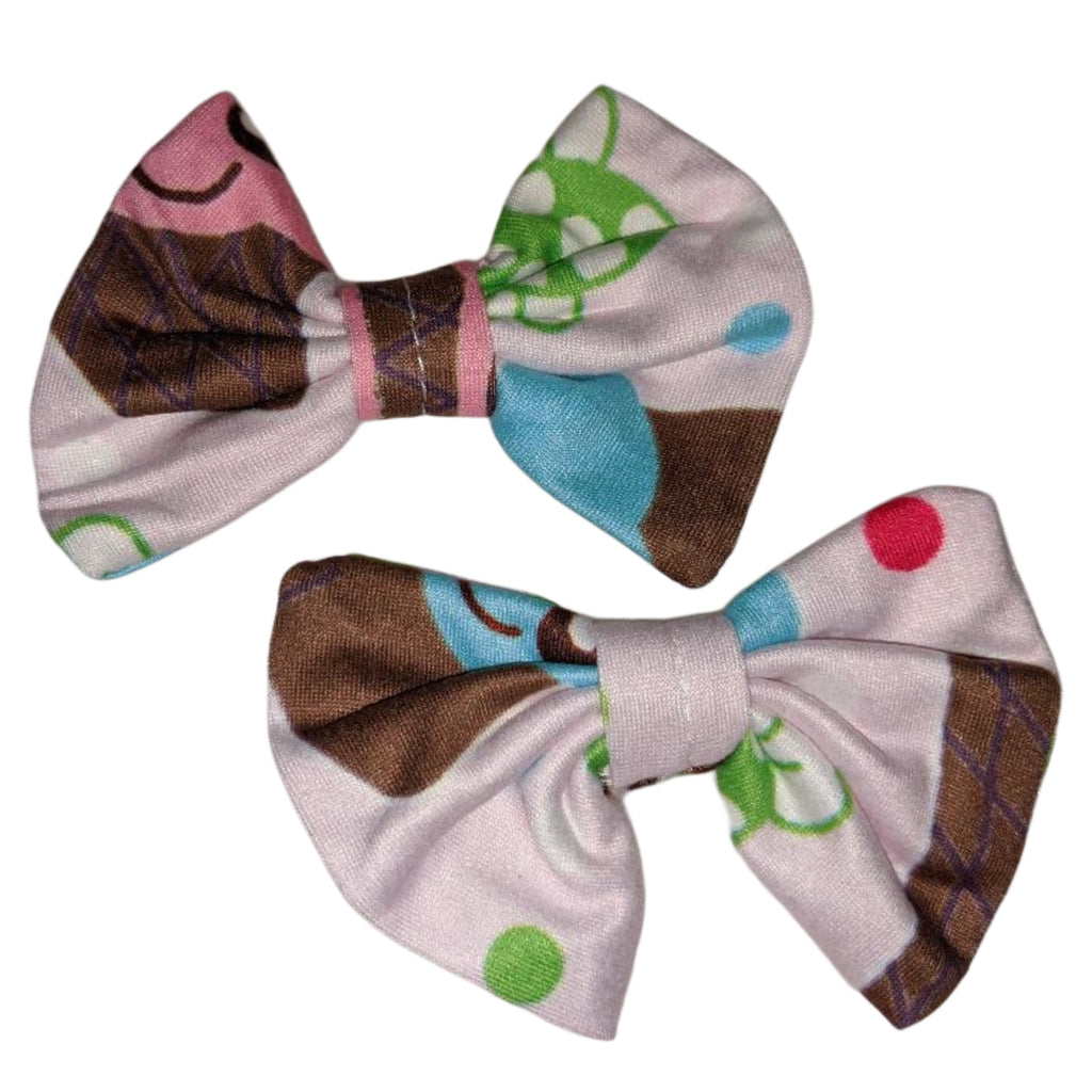 Lil' Sweets Fabric 2pc Hair Bow Set