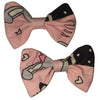 Magic Bunny Fabric 2pc Hair Bow Set