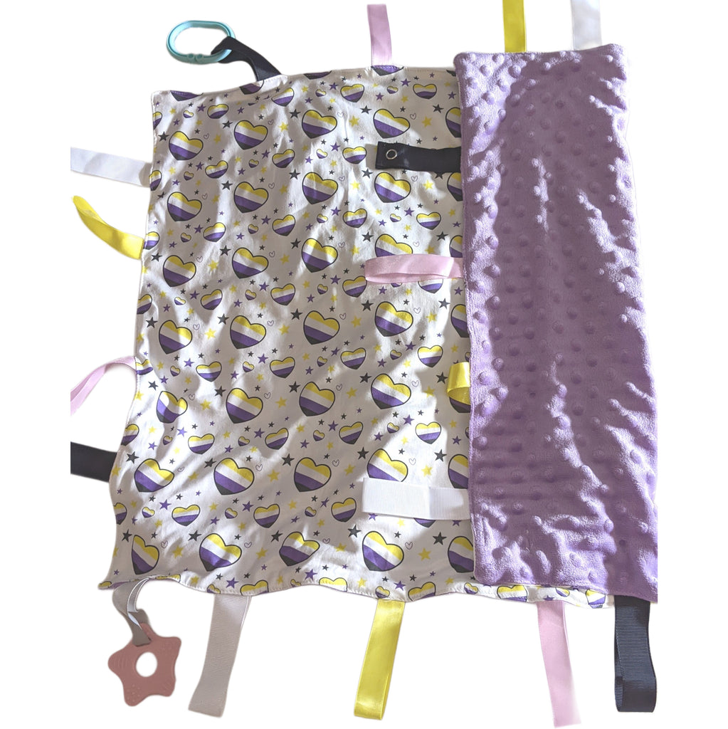 Non-Binary Hearts Security Sensory Blanket