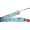 Scuba Frog Fabric Pacifier Clip