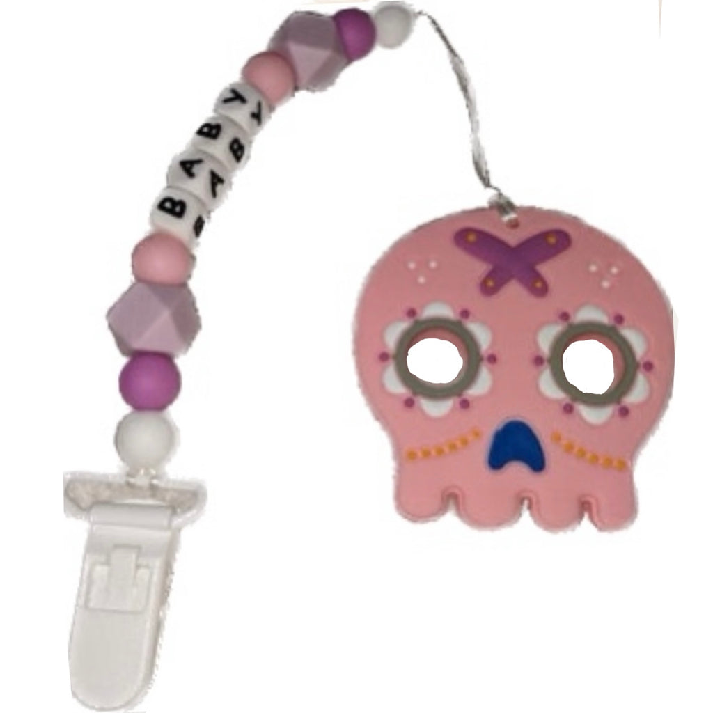 Halloween Variety Silicone Teether Chewing Toy Pacifier Clip