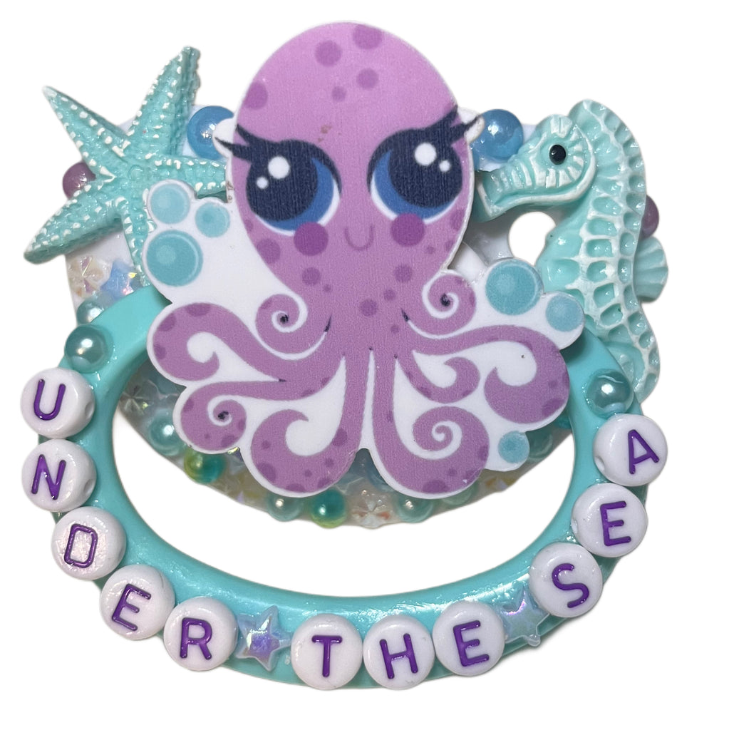 Octopus Hand Crafted Deluxe Pacifier