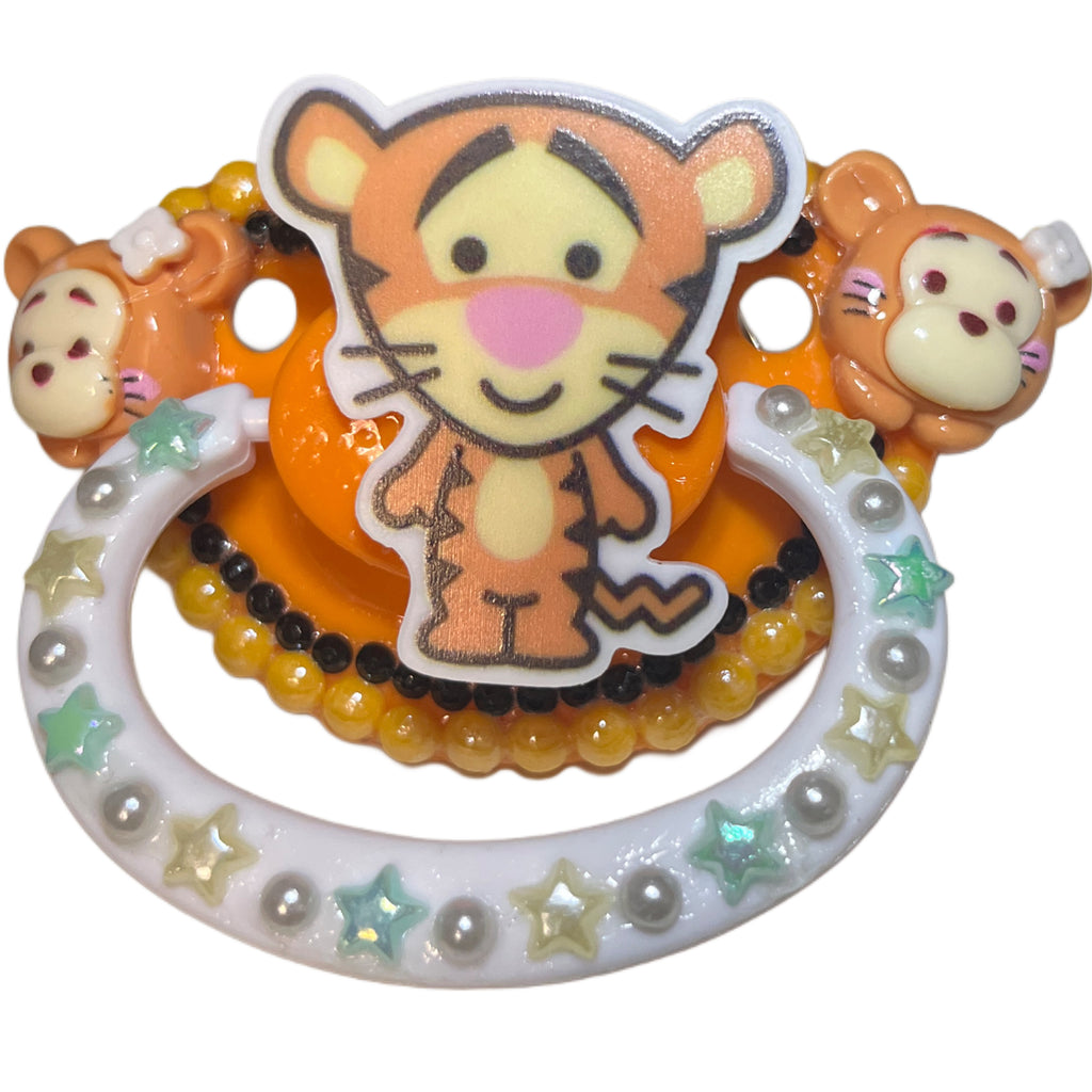 Tiger Hand Crafted Deluxe Pacifier