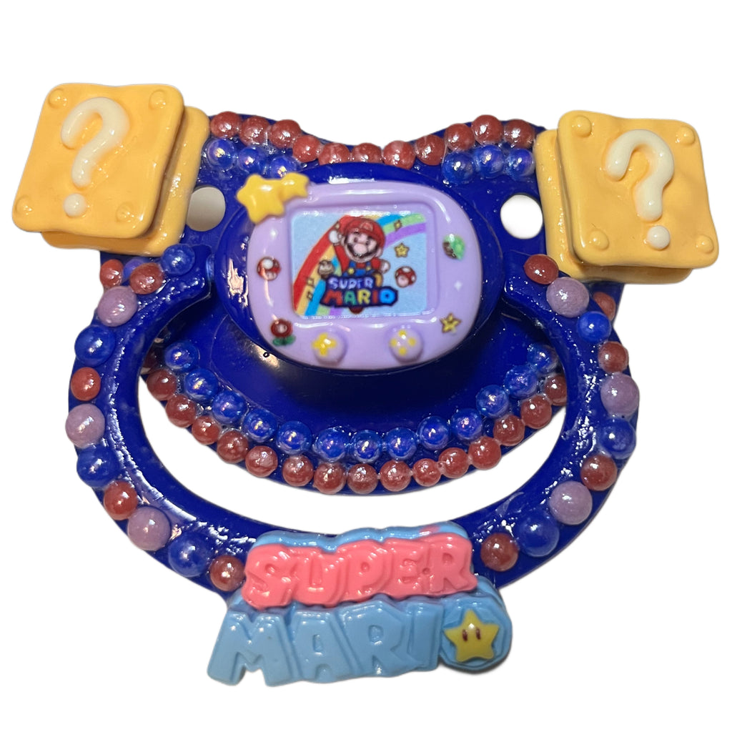Video Game Hand Crafted Deluxe Pacifier