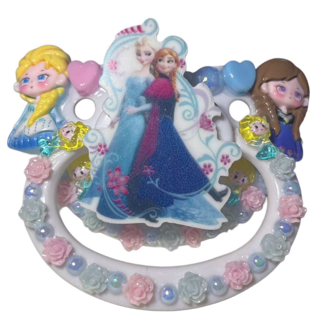 Ice Princess Hand Crafted Deluxe Pacifier