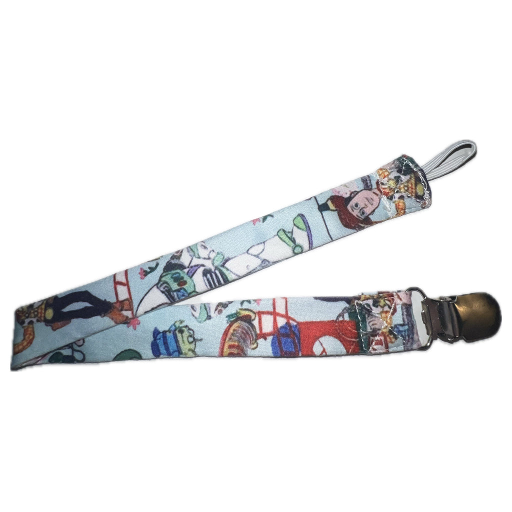 Toy Cartoon Fabric Pacifier Clip