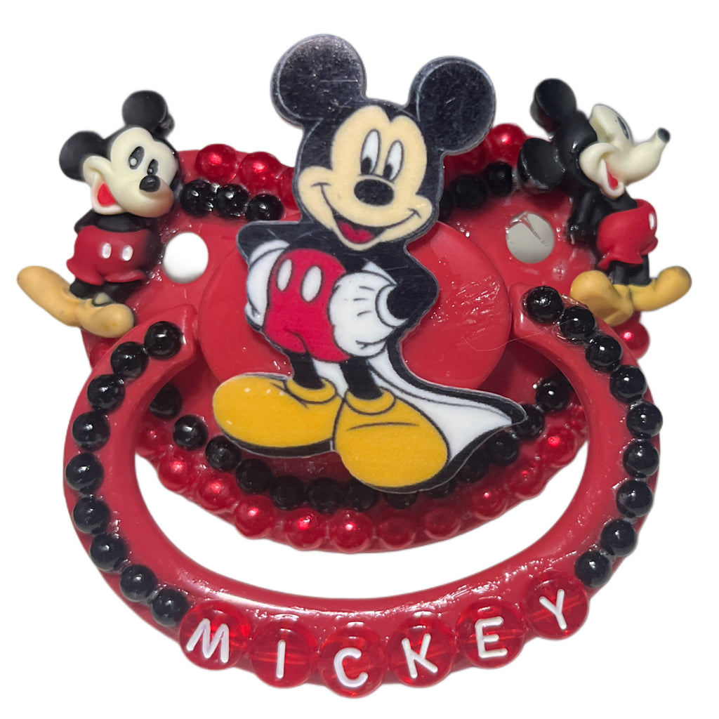 Mouse Hand Crafted Deluxe Pacifier