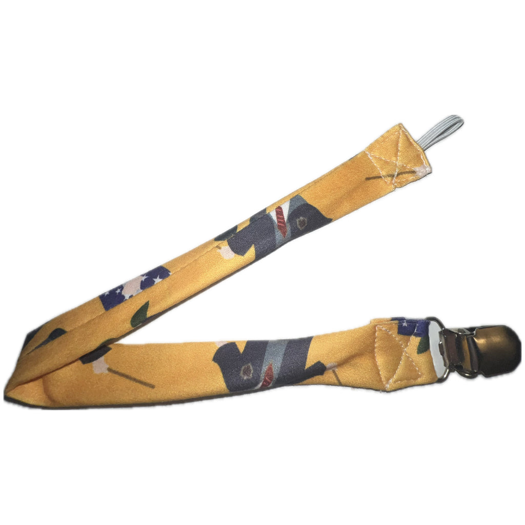Wizard Fabric Pacifier Clip