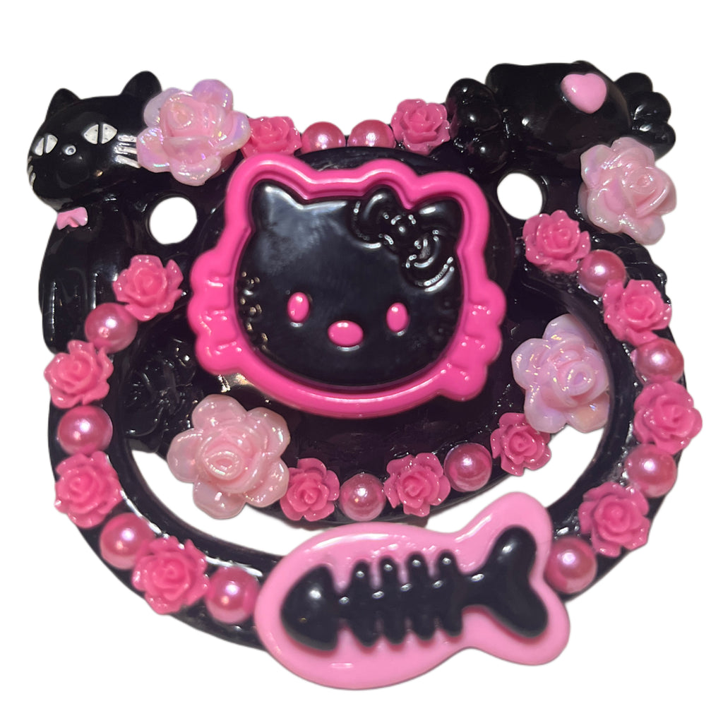 Pretty Kitty Hand Crafted Deluxe Pacifier