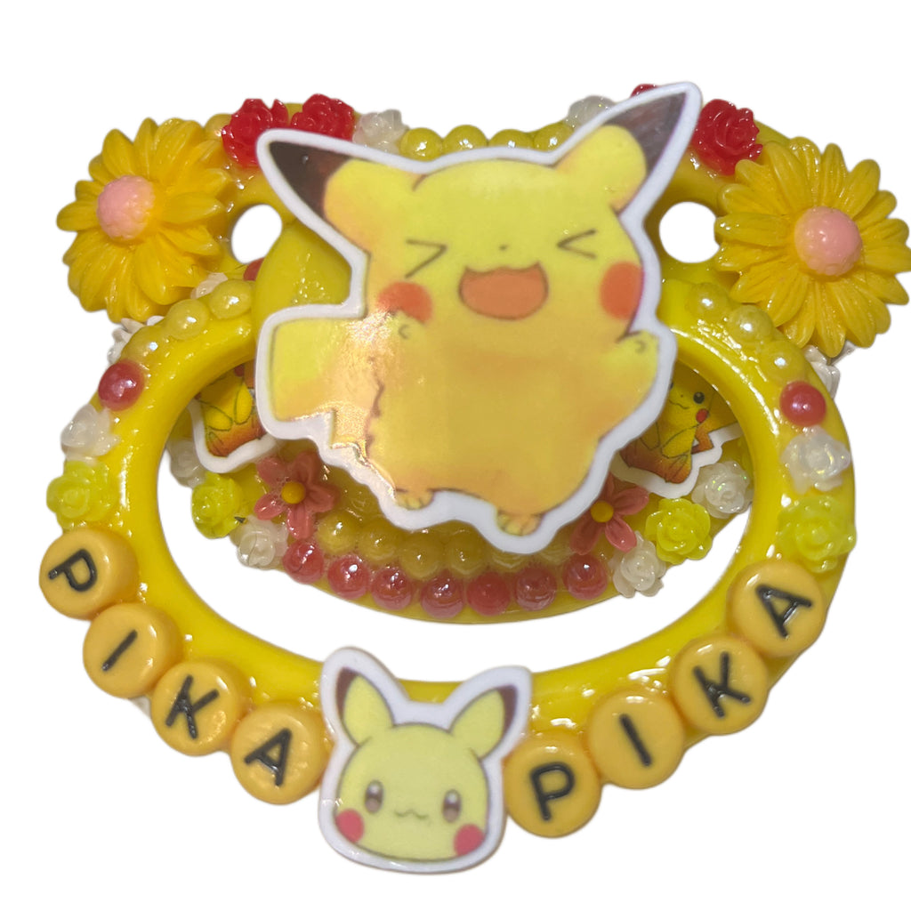 Poke Game Hand Crafted Deluxe Pacifier