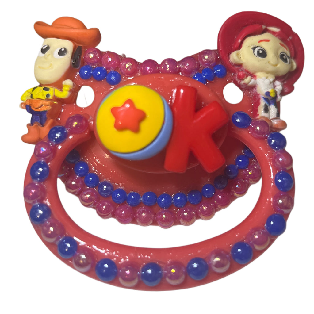 Cowboy Toy Hand Crafted Deluxe Pacifier