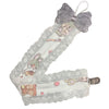 Breakfast Bunny Plush Ruffle Deluxe Pacifier Clip