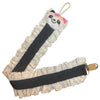 Panda Bear Plush Ruffle Deluxe Pacifier Clip