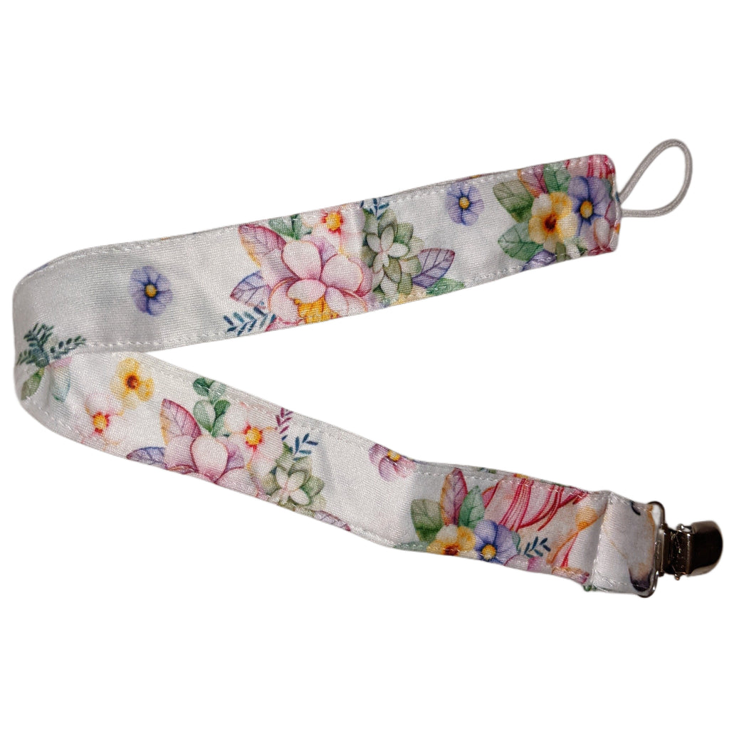 Unicorn Fabric Pacifier Clip