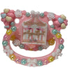 Pastel Carousel Hand Crafted Deluxe Pacifier