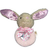 Pink Bunny Rattle Soother Teether