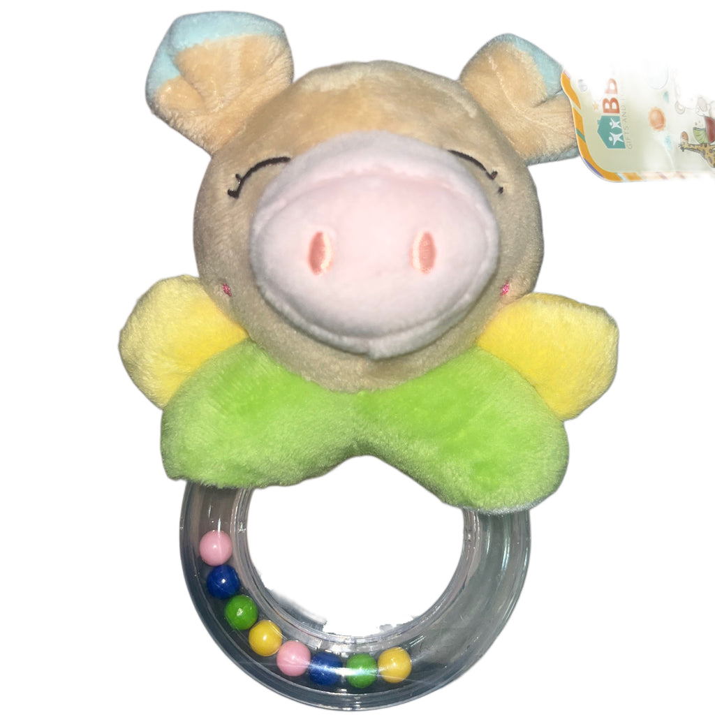 Piggy Rattle Soother Teether
