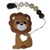Lion Silicone Teether Chewing Toy Pacifier Clip
