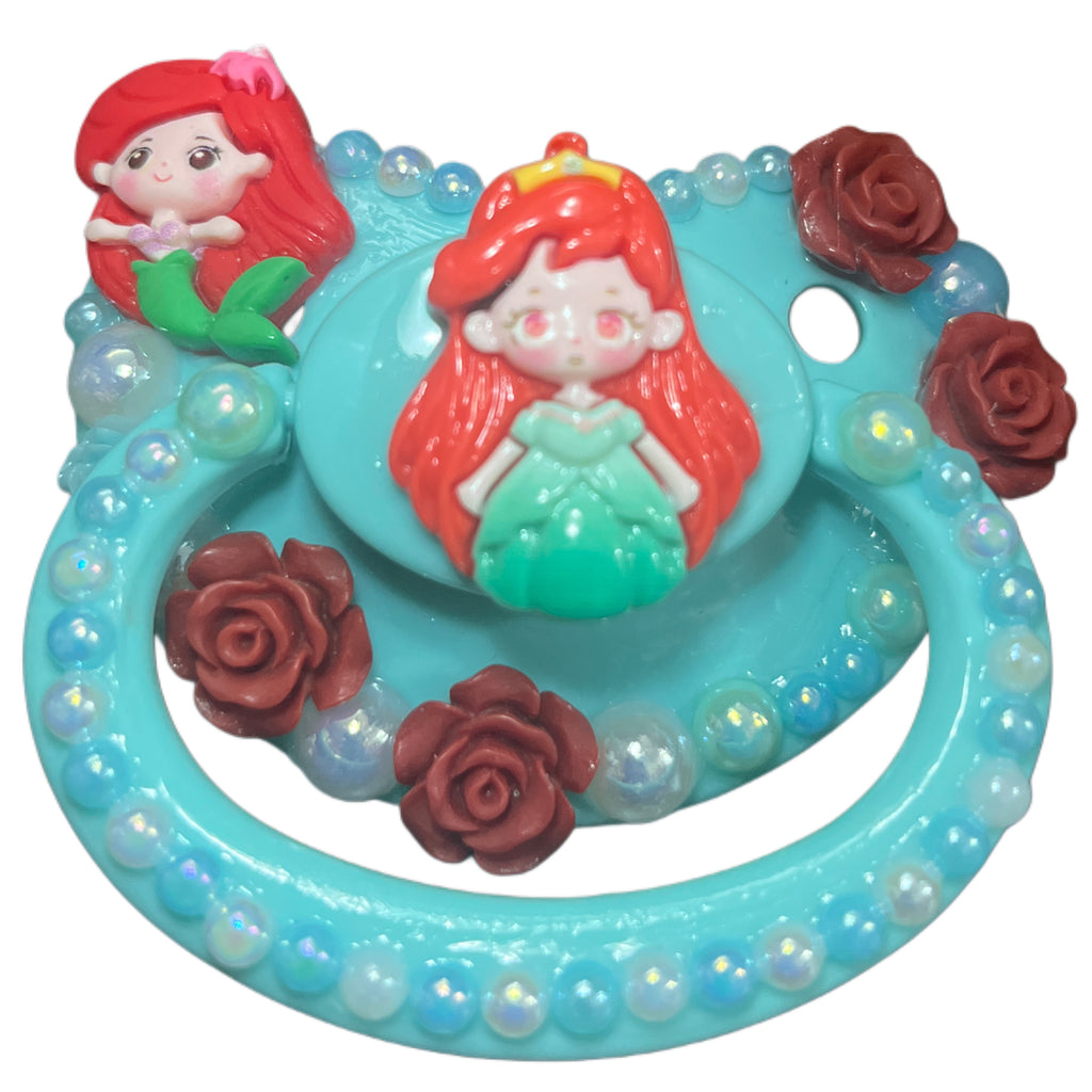 Mermaid Princess Hand Crafted Deluxe Pacifier