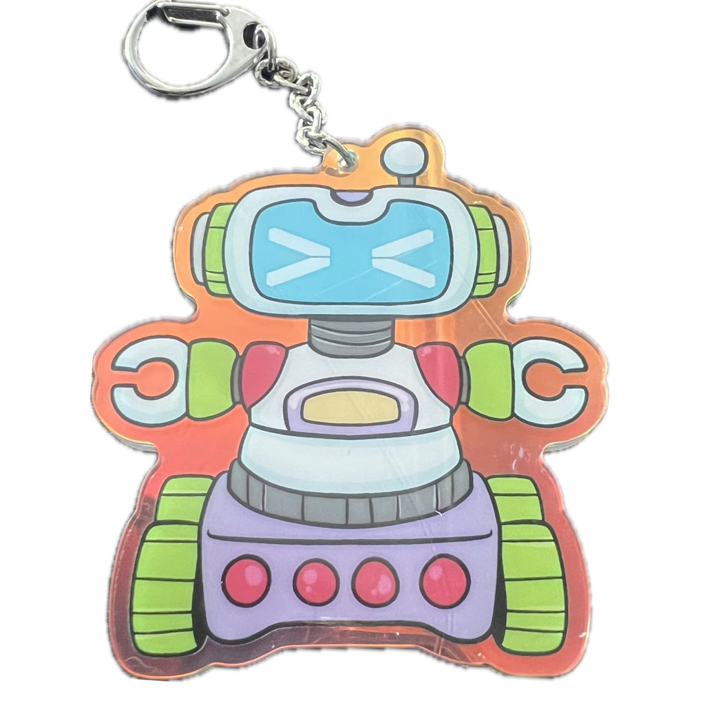 Gear Head Robots Key Chain
