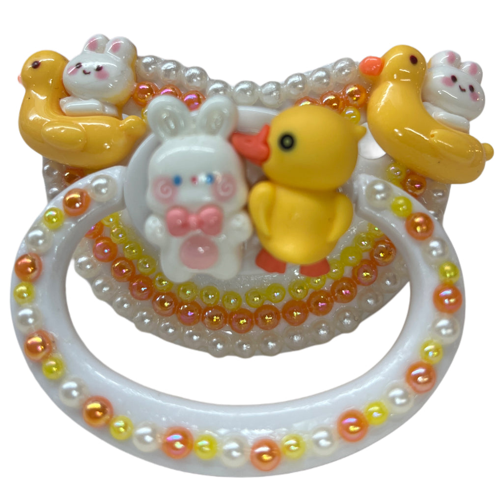 Rubber Ducky Hand Crafted Deluxe Pacifier
