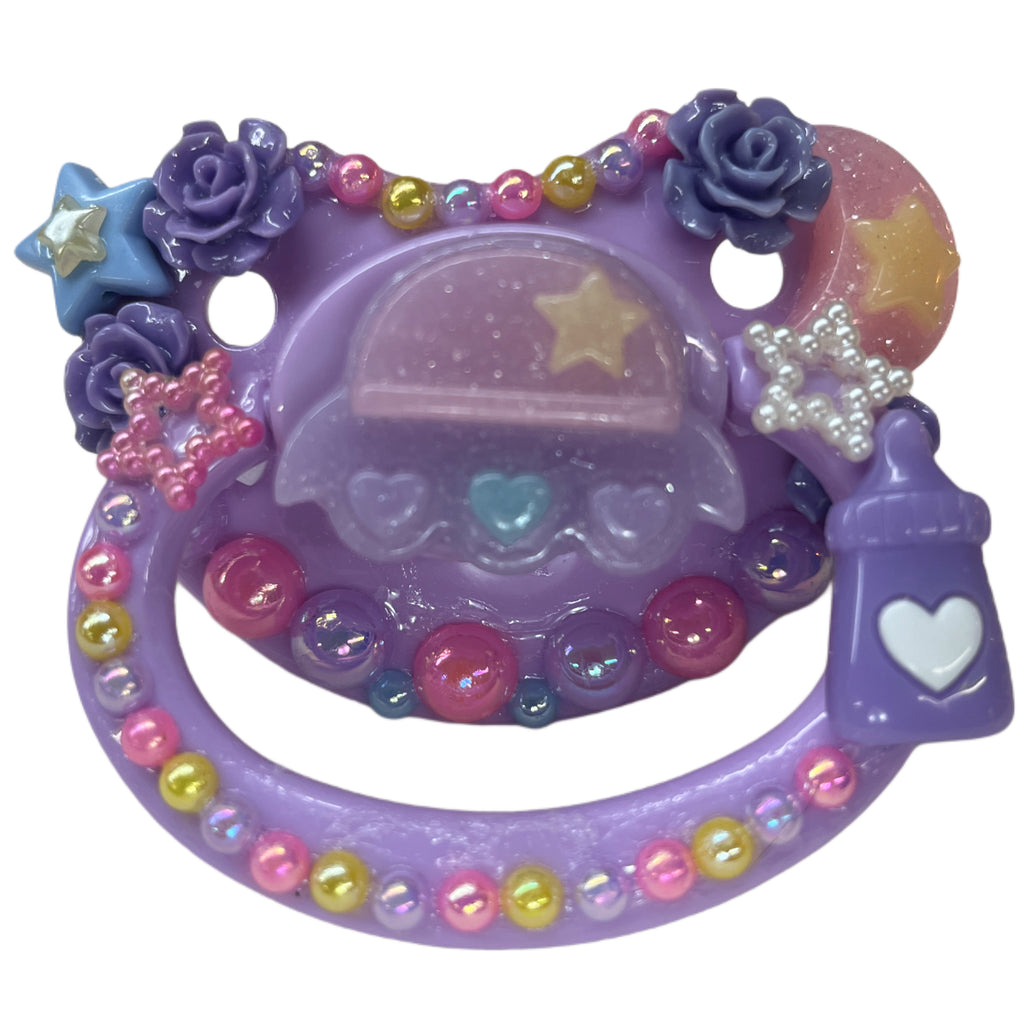 Space Ship Hand Crafted Deluxe Pacifier