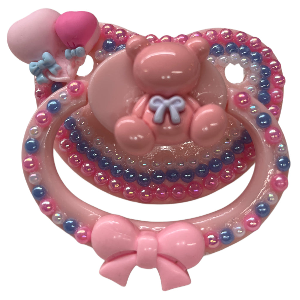 Teddy Bear Hand Crafted Deluxe Pacifier