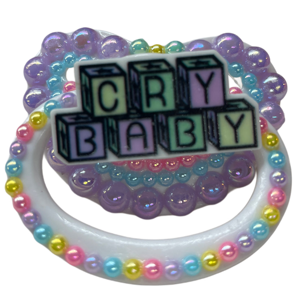 Cry Baby Hand Crafted Deluxe Pacifier