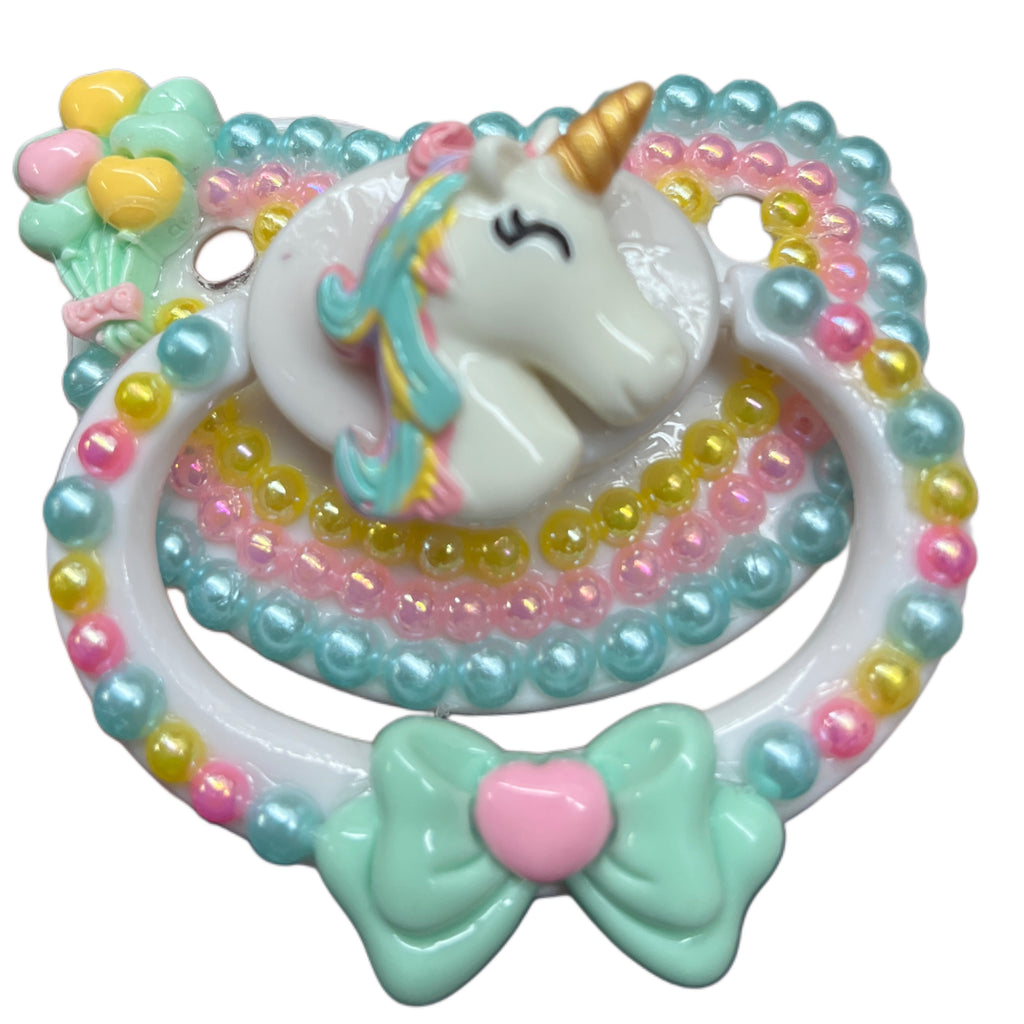 Unicorn Hand Crafted Deluxe Pacifier