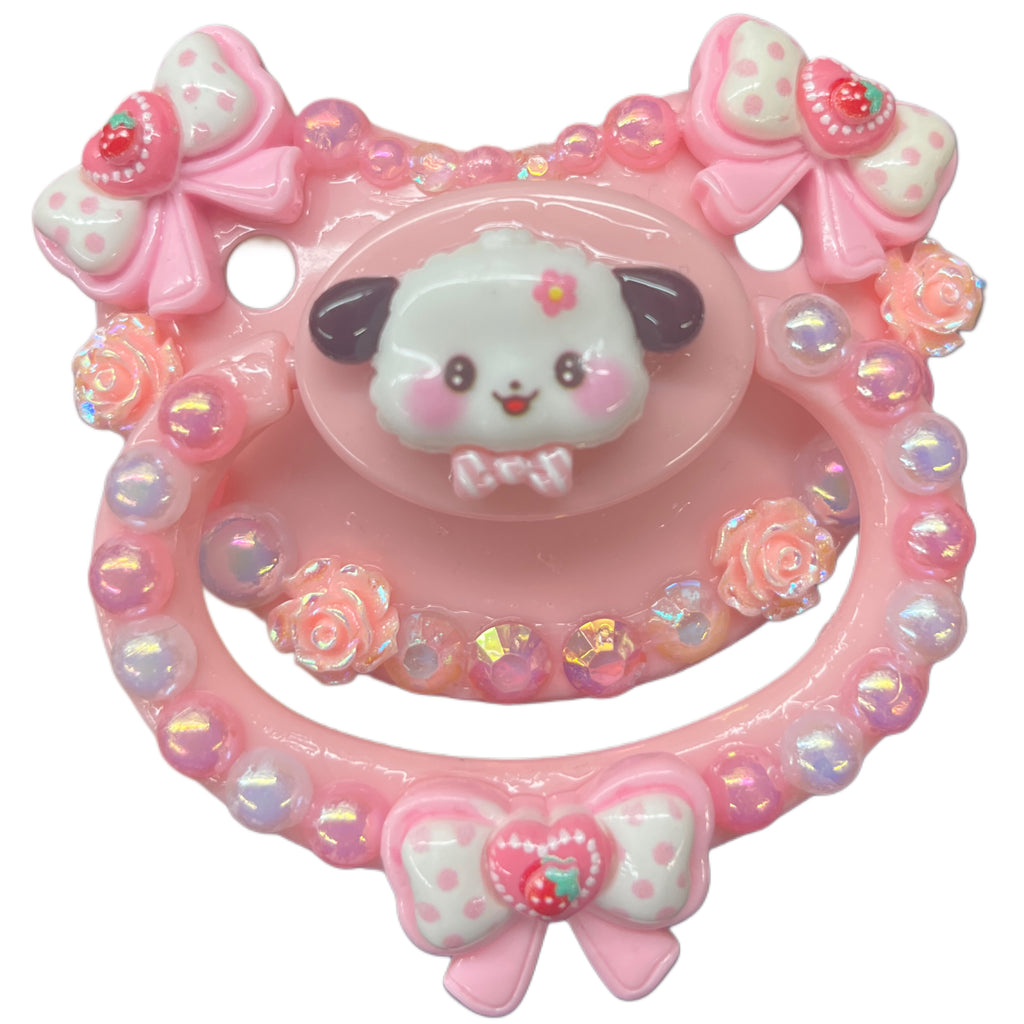Pink Puppy Hand Crafted Deluxe Pacifier