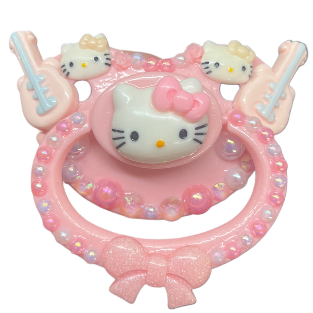 Guitar Kitty Hand Crafted Deluxe Pacifier