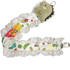 Veggisaur Ruffle Deluxe Pacifier Clip