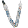 Royal Elephant Fabric Pacifier Clip
