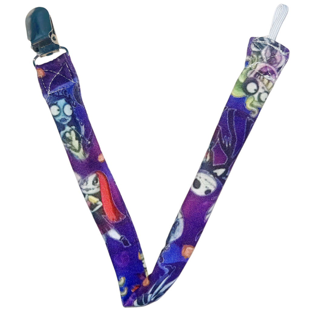 Halloween Fabric Pacifier Clip
